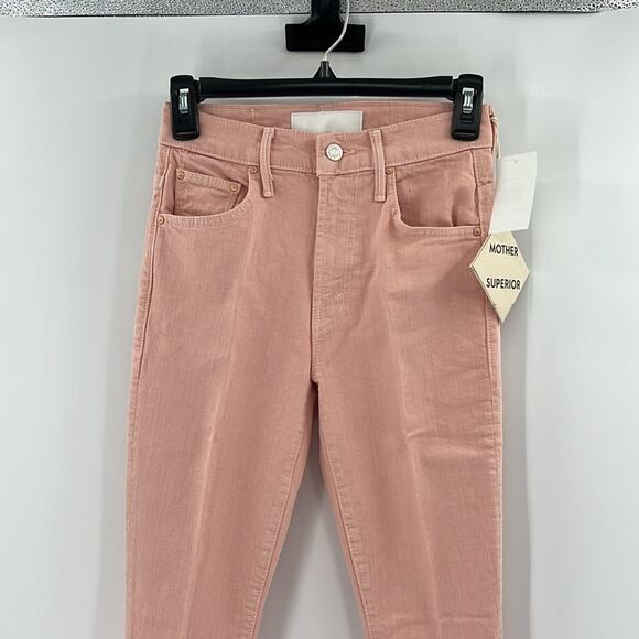 Mother Superior The Insider Hover Jeans - The Devil May Care (Peach Parfait)  24 - Picture 3 of 11